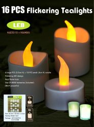 K6235*2 S/2 FLICKING TEALIGHTS K6235*2 S/2 FLICKING TEALIGHTS