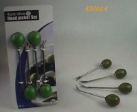K5361/4 4PCS OLIVE HEAD PICKER SET K5361/4 4PCS OLIVE HEAD PICKER SET