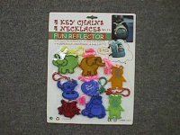 K2803/1/2 S/8 FUNNY REFLECTOR W/ KEYCHAIN & NECKLACES K2803/1/2 S/8 FUNNY REFLECTOR W/ KEYCHAIN & NECKLACES