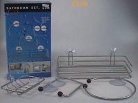 K5338 4PCS METAL WIRE BATHROOM SETS (W/EASY-FIX POWERFUL SUCTIO K5338 4PCS METAL WIRE BATHROOM SETS (W/EASY-FIX POWERFUL SUCTIO