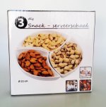 CK1219/3 3PCS PORCELAIN SNACK DISH