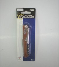 K5392 3 IN 1 CORKS CREW / KNIFE / BOTTLE OPENER WITH WOODEN HAND K5392 3 IN 1 CORKS CREW / KNIFE / BOTTLE OPENER WITH WOODEN HAND