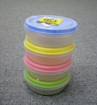 K5838/4 S/4 PLASTIC ROUND SHAPE STORAGE BOX(DIA:10CM) K5838/4 S/4 PLASTIC ROUND SHAPE STORAGE BOX(DIA:10CM)
