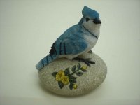 CK1335A POLYSTONE DECORATIVE BIRD ON STONE CK1335A POLYSTONE DECORATIVE BIRD ON STONE