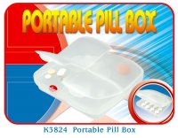 K3824 Portable Pill Box K3824 Portable Pill Box