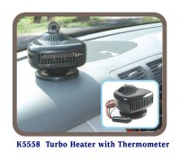 K5558 Turbo Heater with Thermometer K5558 Turbo Heater with Thermometer