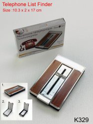 K329 TEL INDEX W/ METAL BASE K329 TEL INDEX W/ METAL BASE