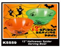 K5559 12'' Halloween Spider Serving Bowl K5559 12'' Halloween Spider Serving Bowl