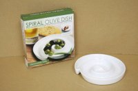 CK5333 CERAMIC SPIRAL OLIVE DISH CK5333 CERAMIC SPIRAL OLIVE DISH