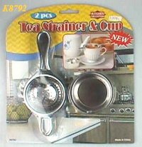 K8792 TEA STRAINER & CUP K8792 TEA STRAINER & CUP