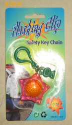 K3819HSB SAFETY FLASHING LIGHT W/KEYCHAIN K3819HSB SAFETY FLASHING LIGHT W/KEYCHAIN