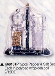 K6813TP 2 PCS PEPPER & SALT SET K6813TP 2 PCS PEPPER & SALT SET