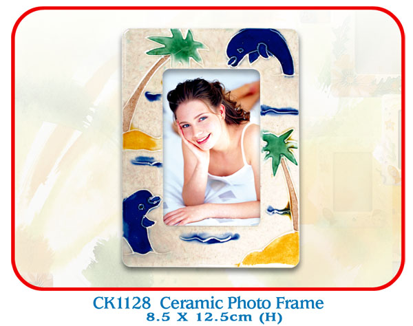 CK1128 Ceramic Photo Frame 8.5 X 12.5cm (H)