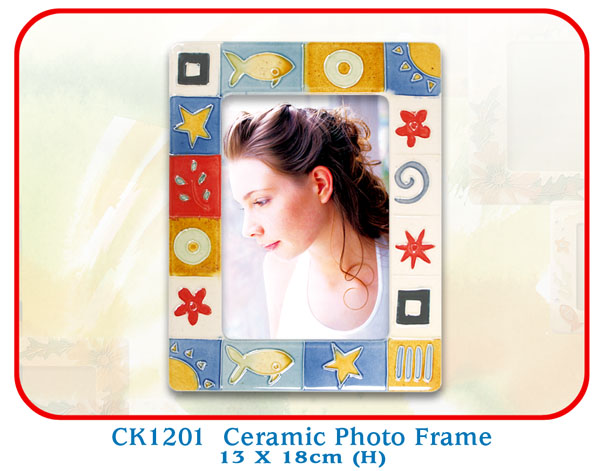 CK1201 Ceramic Photo Frame 13 X 18cm (H)