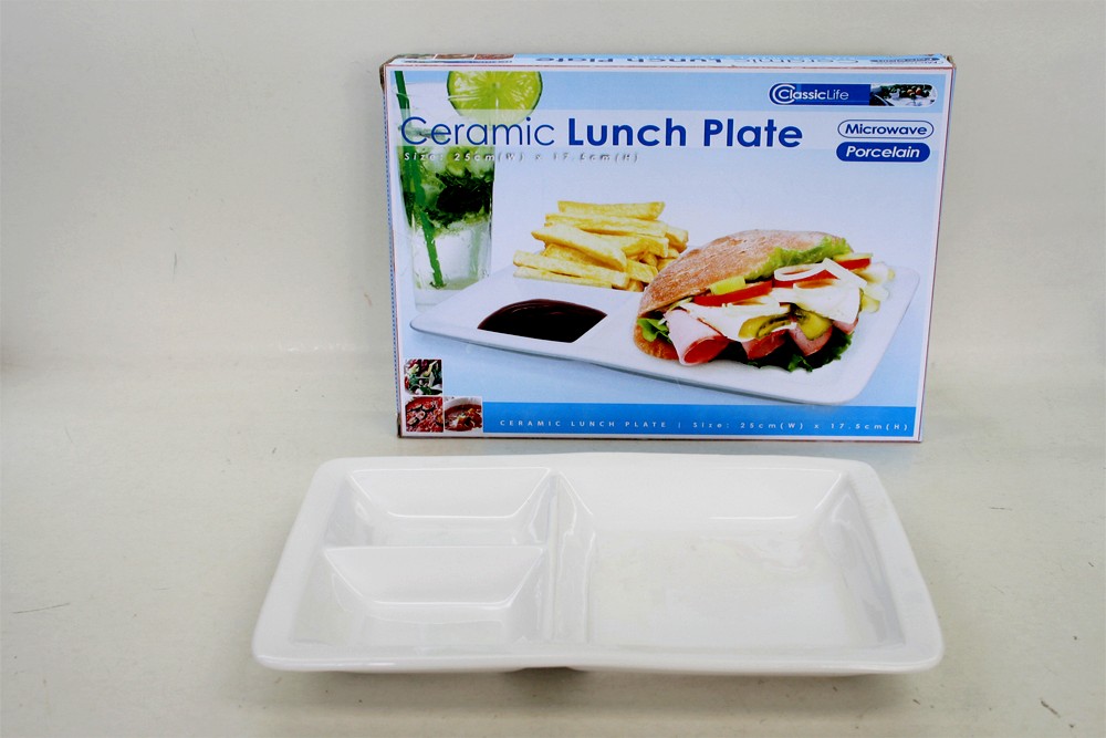CK1505 3COMPARTMENT LUNCH DISH