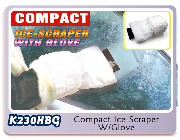 K230HBG Compact Ice-Scraper W/Glove