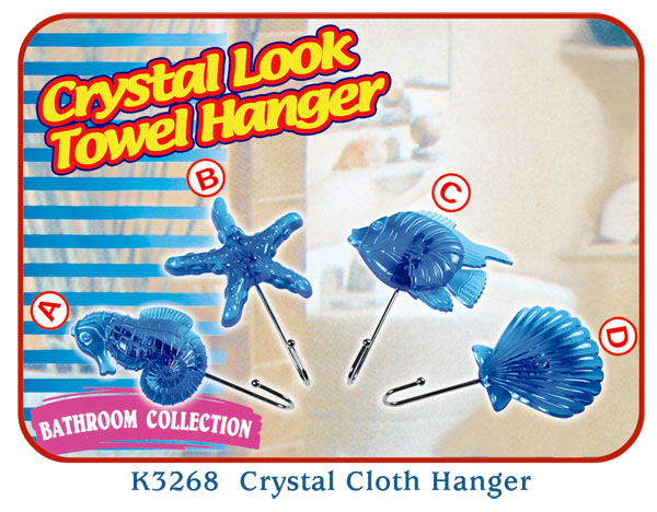 K3268 Crystal Cloth Hanger [K3268]