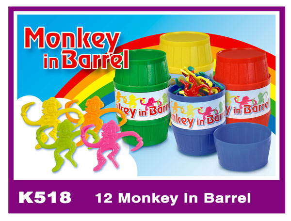K518 12 Monkey In Barrel