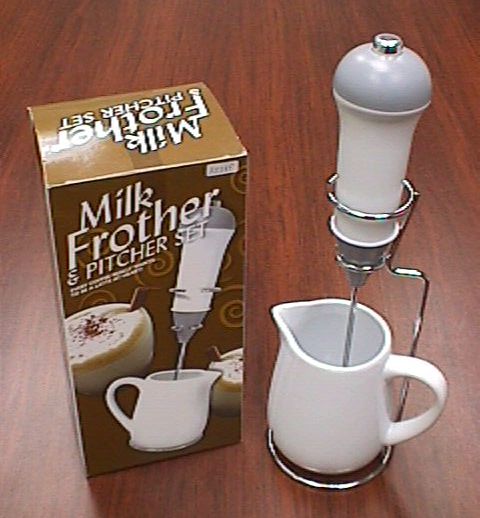 K5385 MILK FROTHER WITH MAETL WIRE RACK & CERAMIC JAR