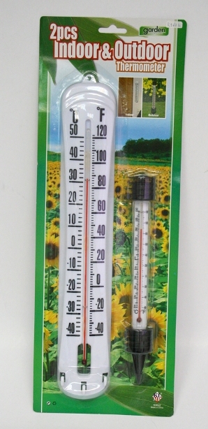 K5622 / 2PCS INBOOR& OUTBOOR THERMOMETER