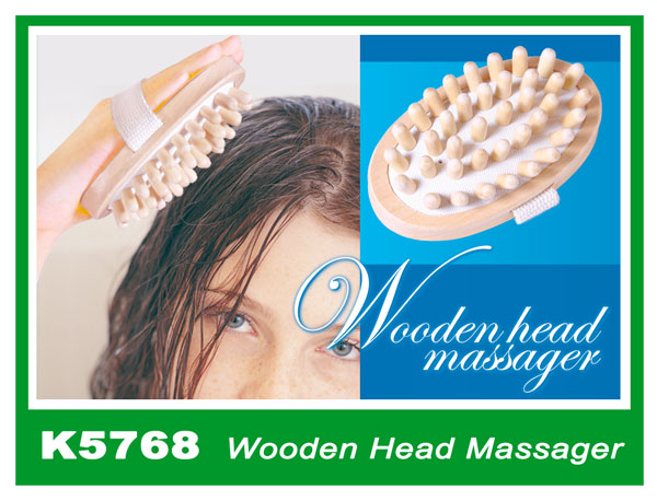 K5768 Wooden Head Massager