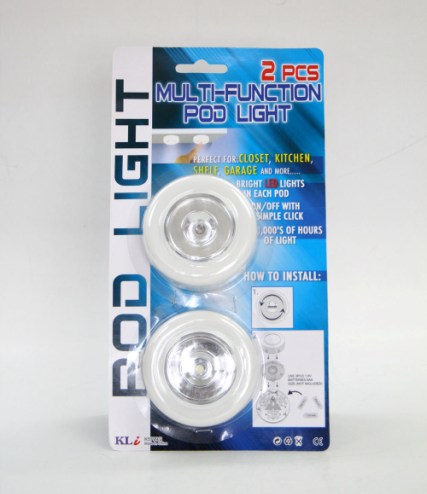 K5799/2 2 PCS 7CM(DIA)MINI POD LIGHT (WHITE LED)