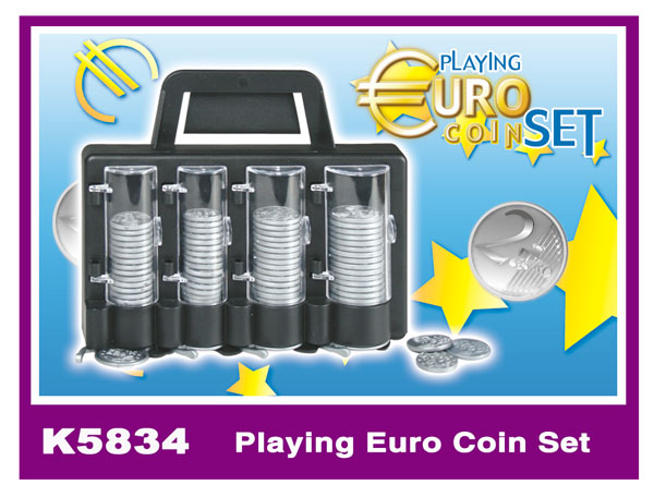 K5834 Playing Euro Coin Set