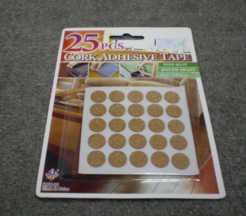 K5842 25OCS CORK ADHESIVE TAPE (ROUND SHAPE)