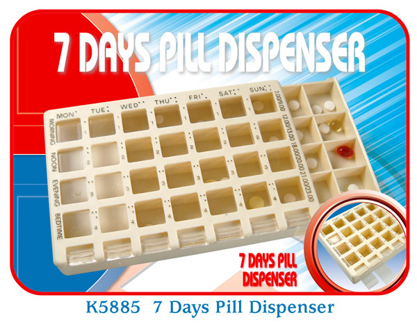 K5885 7 Days Pill Dispenser