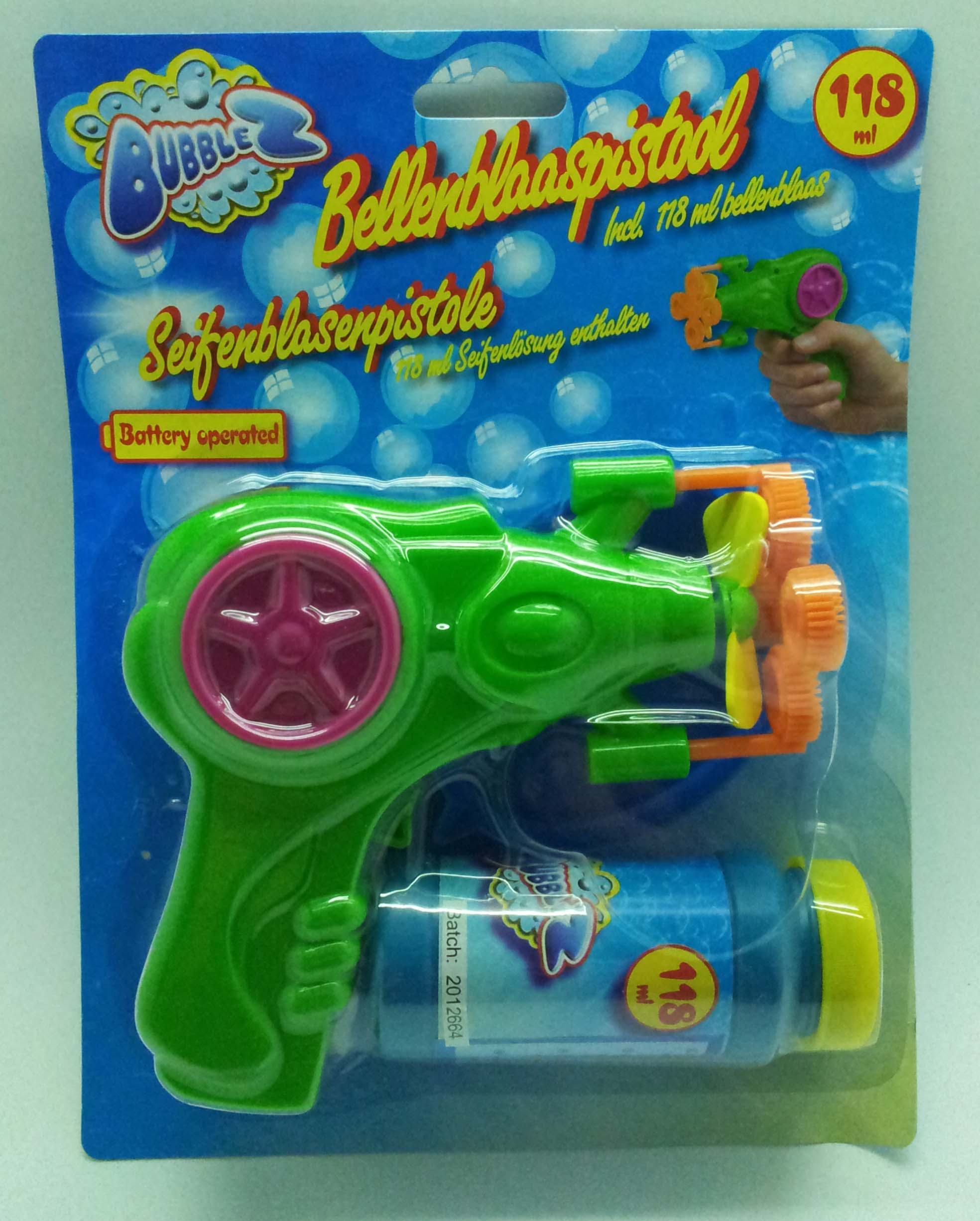 K6572 PLASTIC BUBBLE GUN