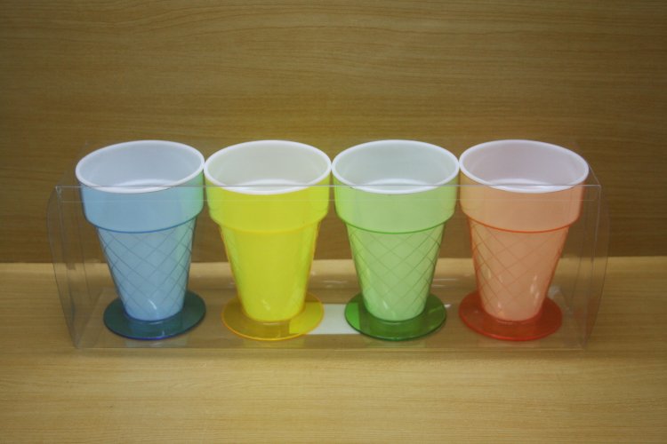 K6586/4 Double-Wall Ice-Cream Cup