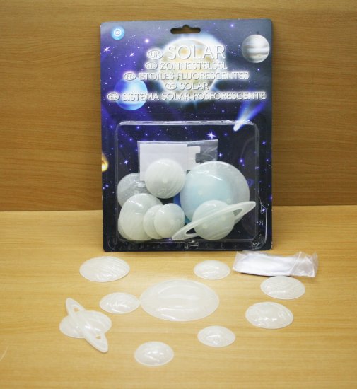 K6668 Glow In The Dark - 3D Solar System
