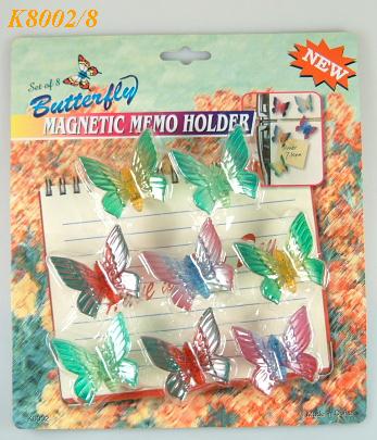 K8002/8 BUTTERFLY MAGNETIC MEMO