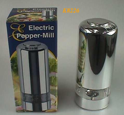 K8226 Electric Pepper Mill W/Light 16.5cm(H)