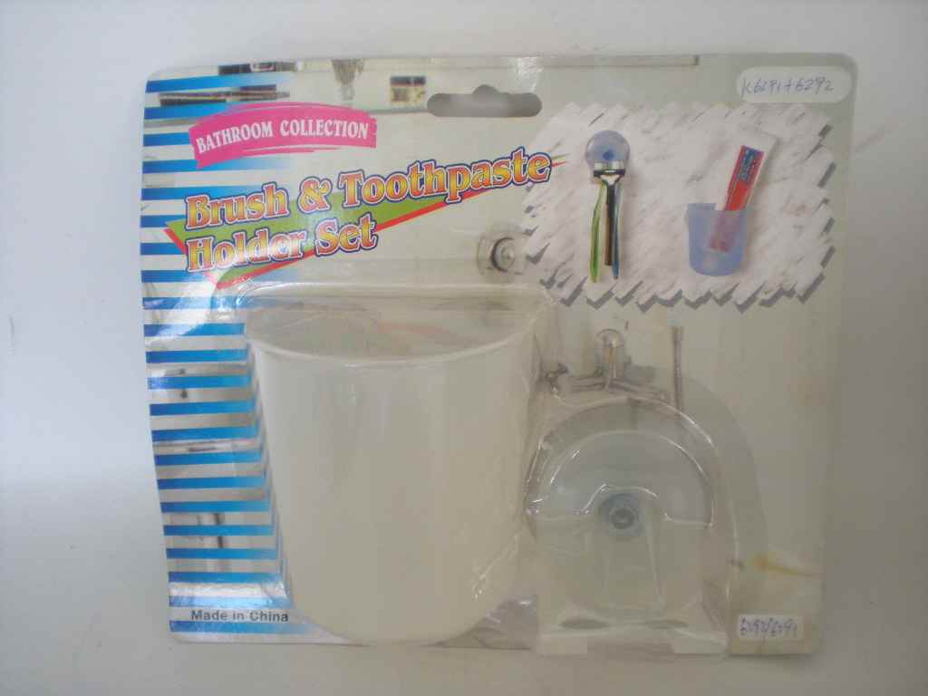 K8592 TOOTH BRUSH & TOOTHPASTE HOLDER