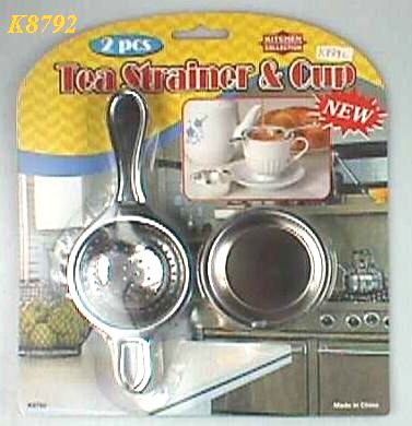 K8792 TEA STRAINER & CUP