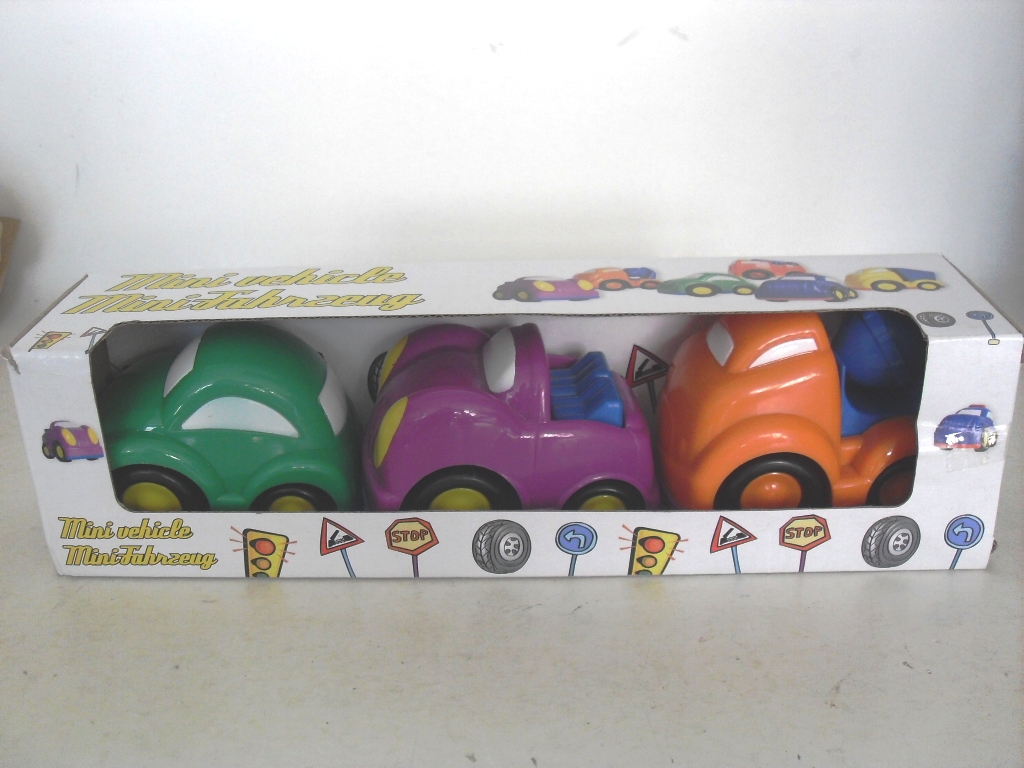 K6018*3 S/3 MINI VEHICLES (3 ASSORTED).