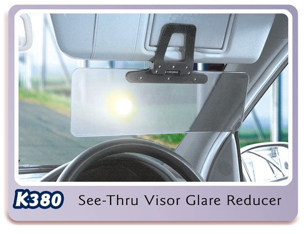K380 See Thru Visor Glare Reducer