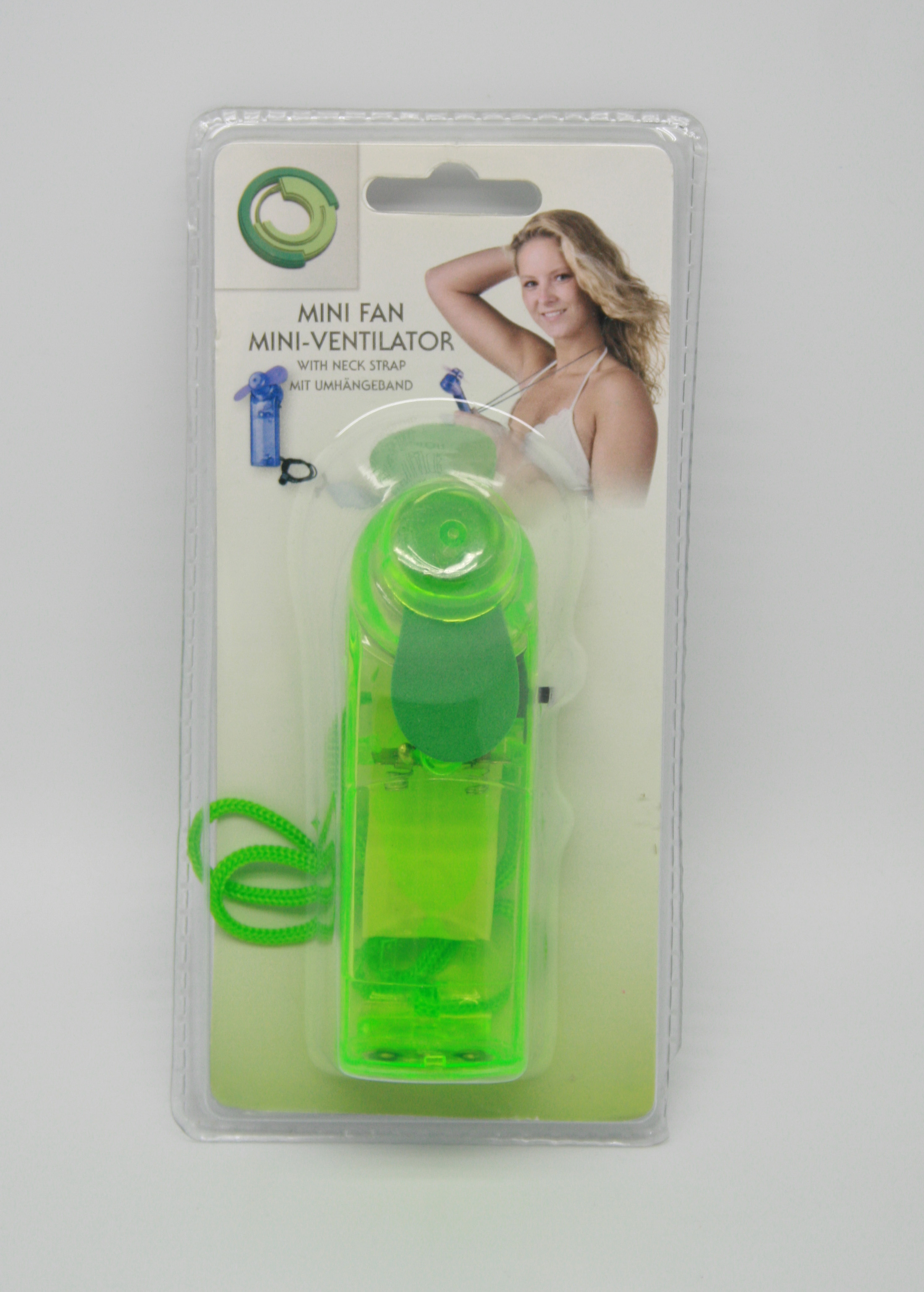 K6570 PLASTIC MINI FAN W/ NECK STRAP